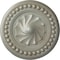 Ekena Millwork Foster Shell Ceiling Medallion (Fits Canopies up to 9 5/8"), Hnd-Painted Flash Gold, 15 3/4"OD x 2"P CM15FOFLS - alternate 1